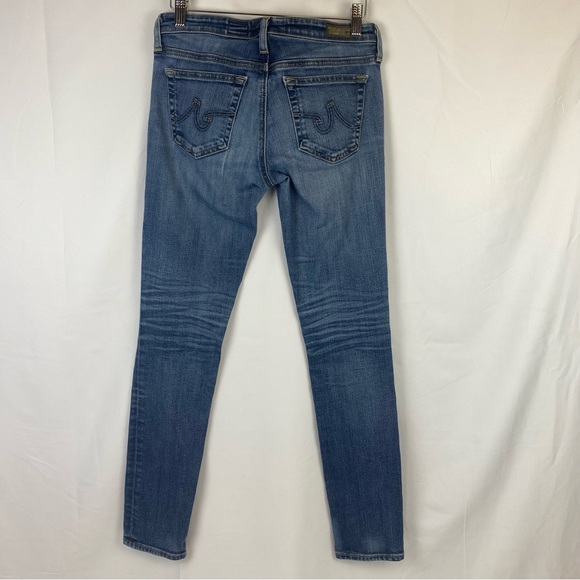 Adriano Goldschmied AG Medium Wash Low Rise Skinny Jeans - Picture 3 of 11